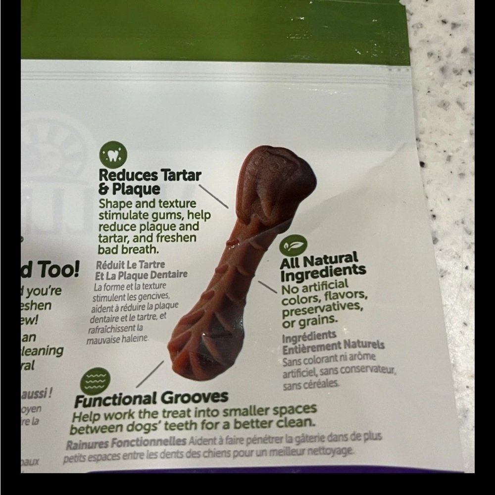 Whimzees Wellness Natural Dog Dental Treats Brushzees 48 pack XS (5-15 lbs) Dog - Picture 5 of 7